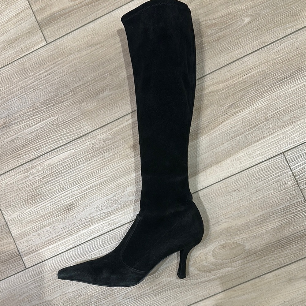 Stuart Weitzmen Black Knee-High Women's Boots